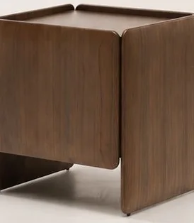 Table de chevet CANCUN en bois mindi